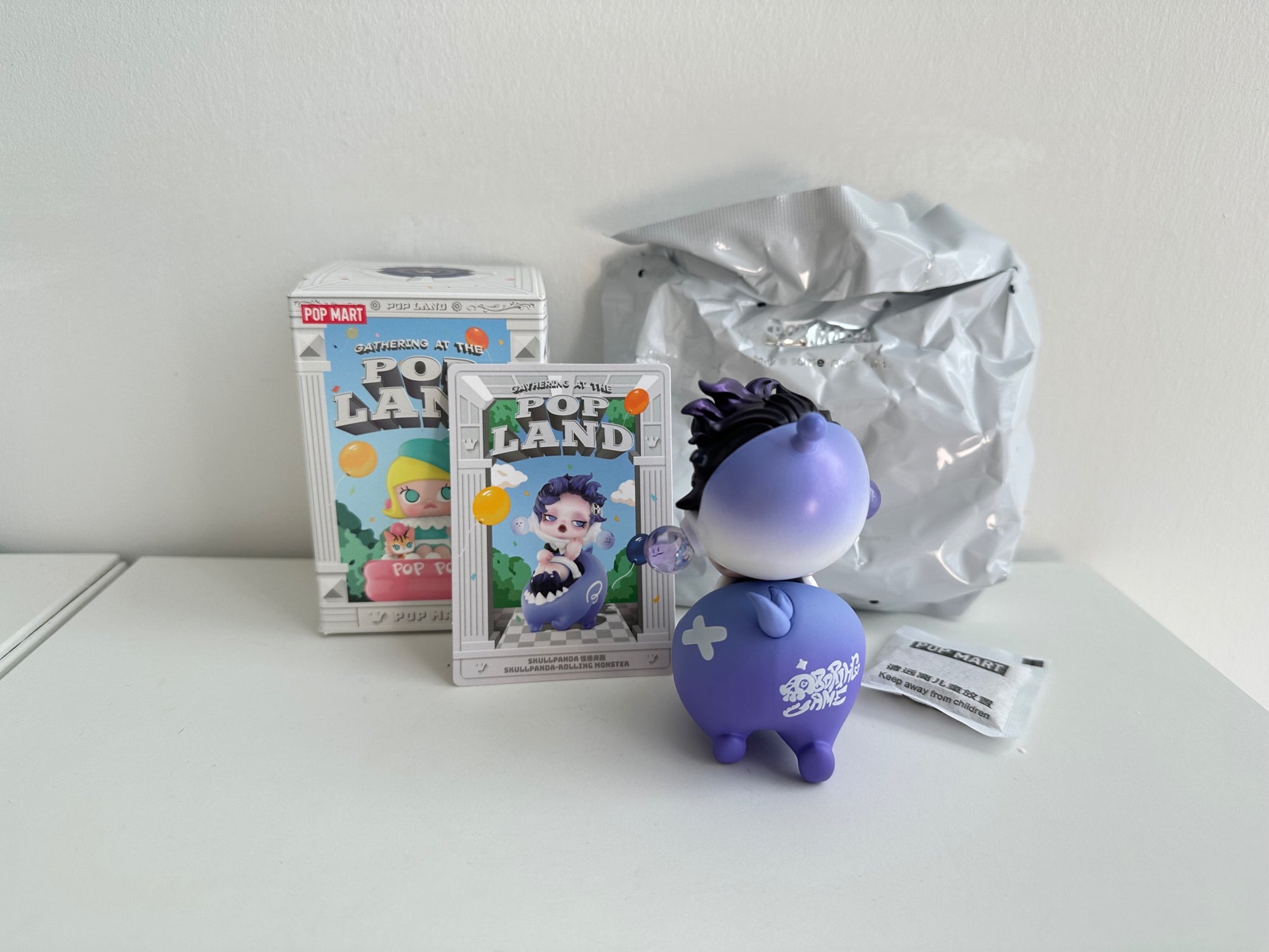 SKULLPANDA ROLLING MONSTER - Gathering At The POP LAND BY POP MART