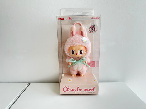 ぬいぐるみ LABUBU MOKOKO CLOSE TO SWEET POPMART POPMART Mokoko Close To Sweet Vinyl Plush Doll Labubu Limited