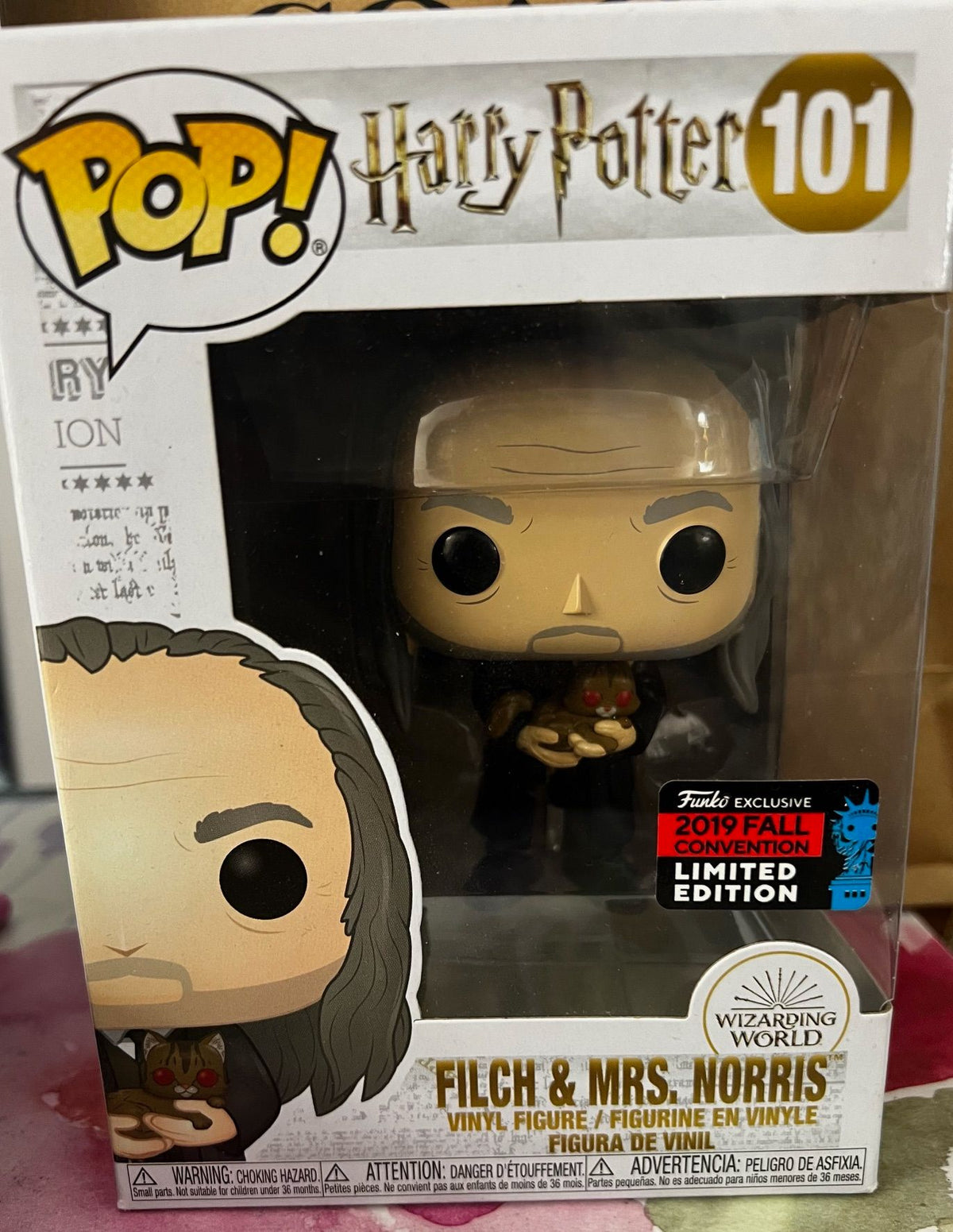 #101 - Filch & Mrs. Norris (2019 Fall Convention Limited Edition) - Harry Potter - 1