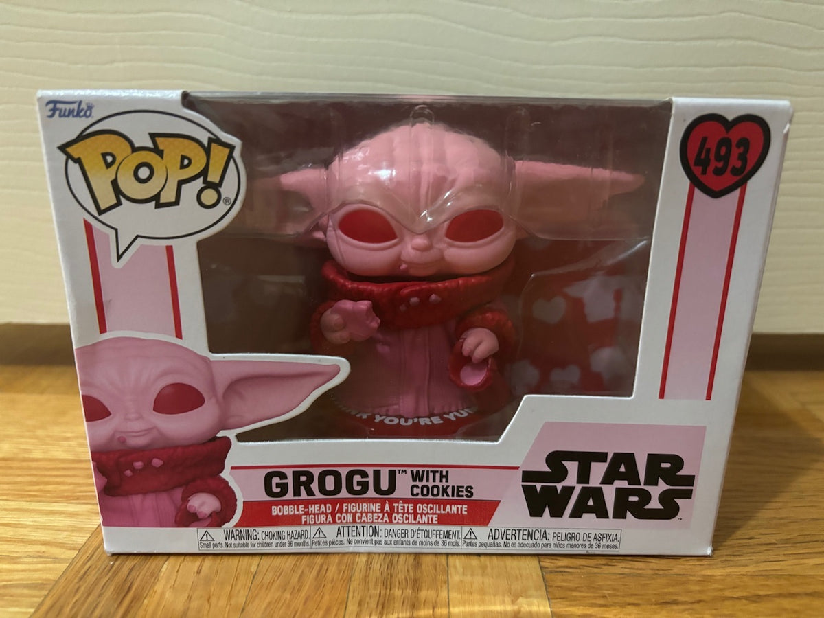 Funko Pop - Grogu with cookies (valentines) - 1