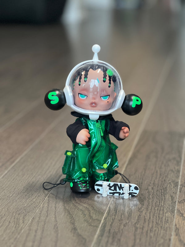 SKULLPANDA OOTD Green Field ビッグサイズ Amazon | POP MART SKULLPANDA OOTD Green Field ビッグサイズ ノン