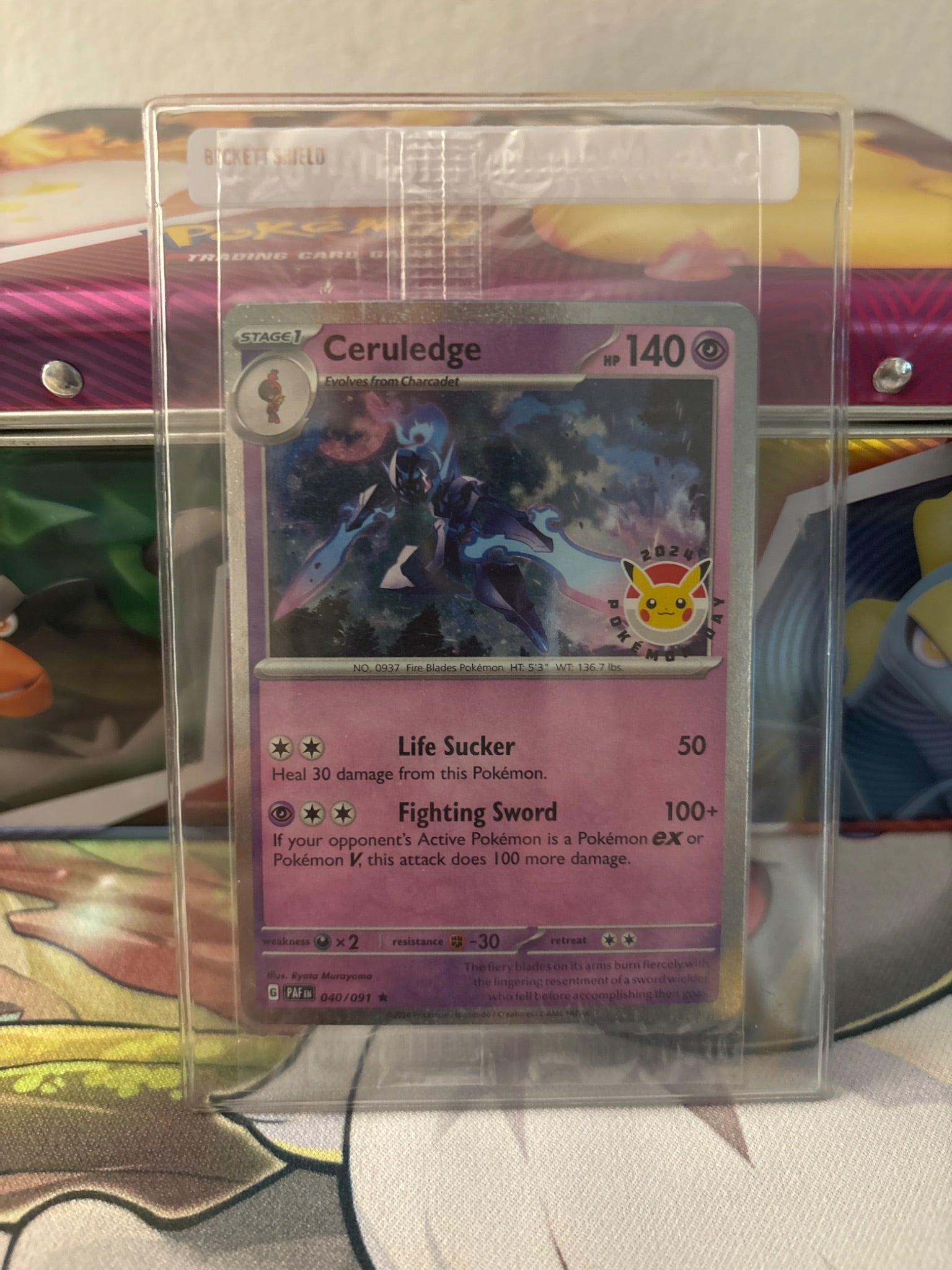 Ceruledge Pokemon Day 2024 sealed promo