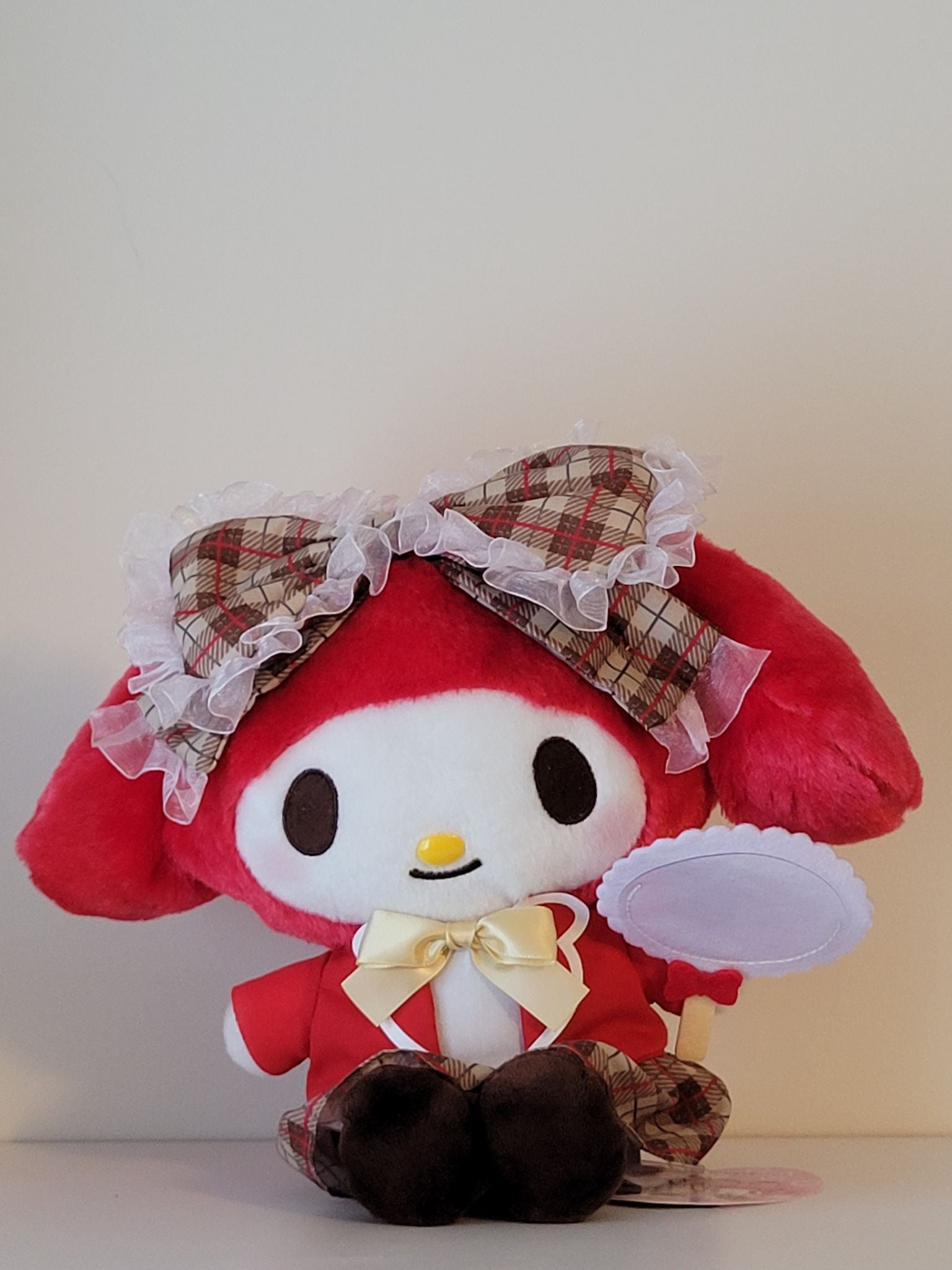 My Melody P-style Oshigoto Diary Paper Fan Plushie - 1