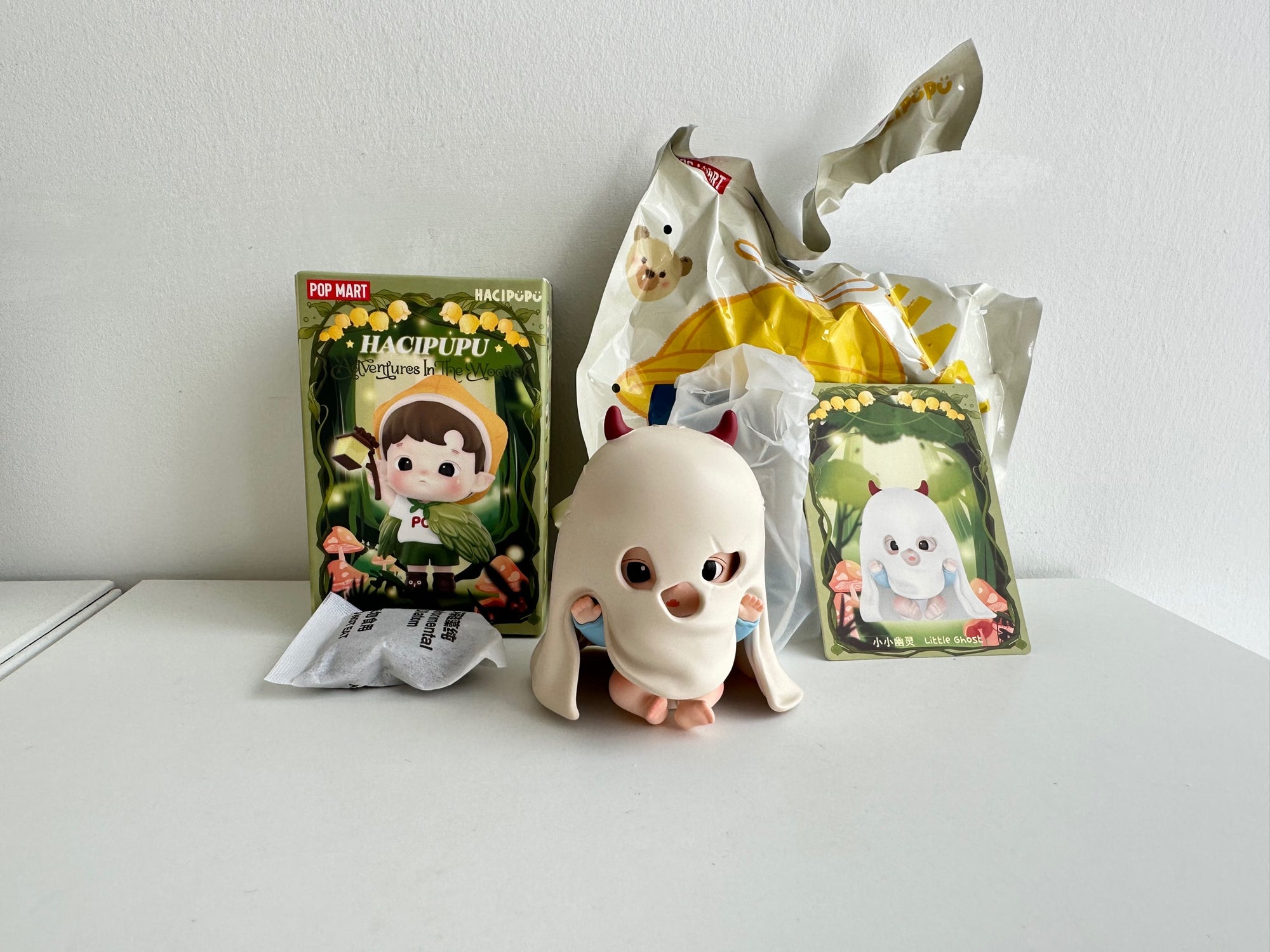 Little Ghost - HACIPUPU Adventures In The Woods Series Figures by