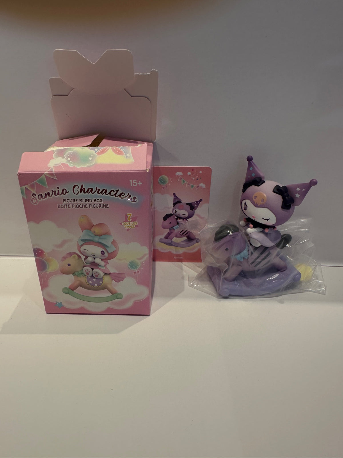 Kuromi-Sanrio Character Heart Rocking Horse Series by Miniso  - 1