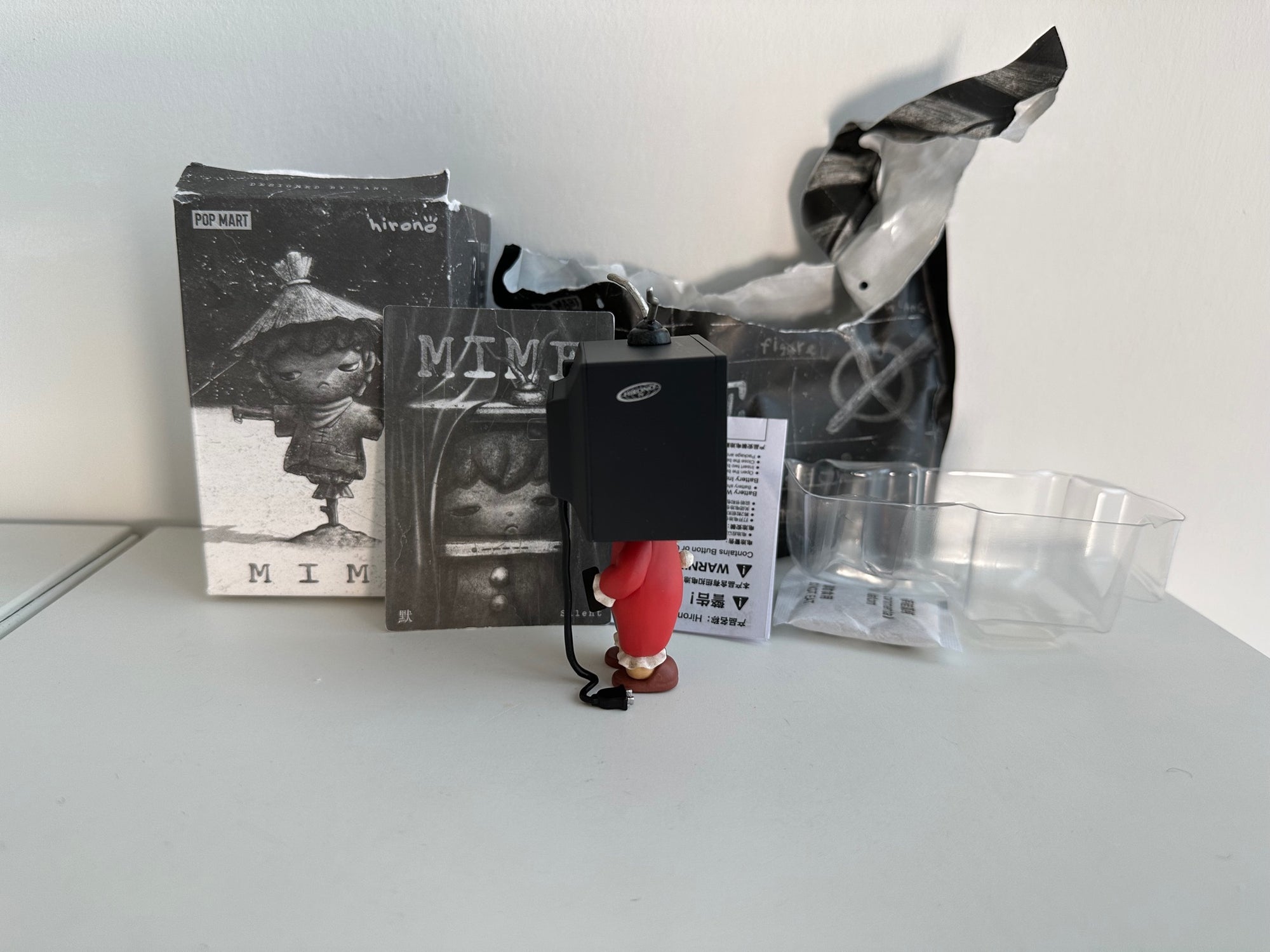 Silent (Secret/Chaser) - Hirono Mime Blind Box Series by POP MART