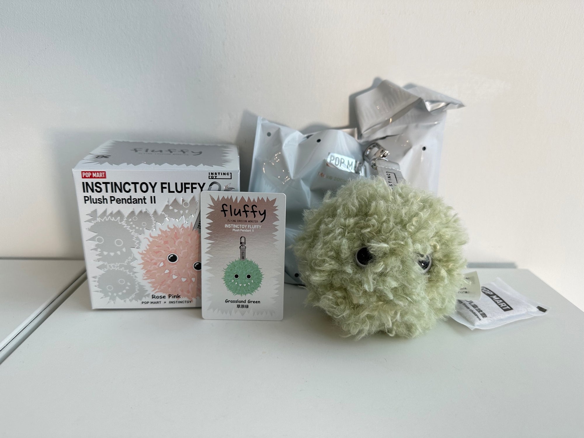 Grassland Green - INSTINCTOY FLUFFY Plush Pendant II by POP MART