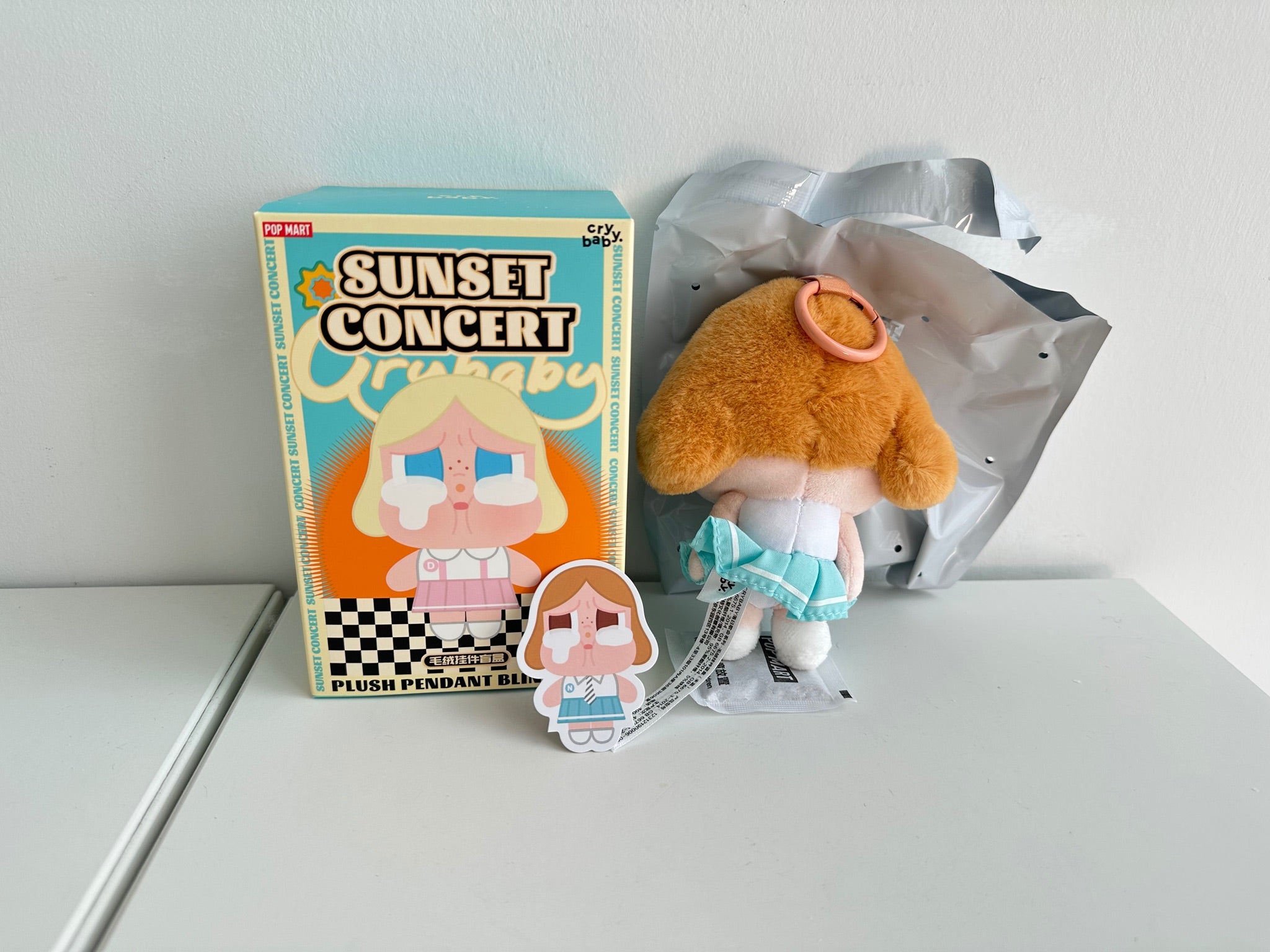 Beige Blue - CRYBABY Sunset Concert Series-Plush Pendant by POP