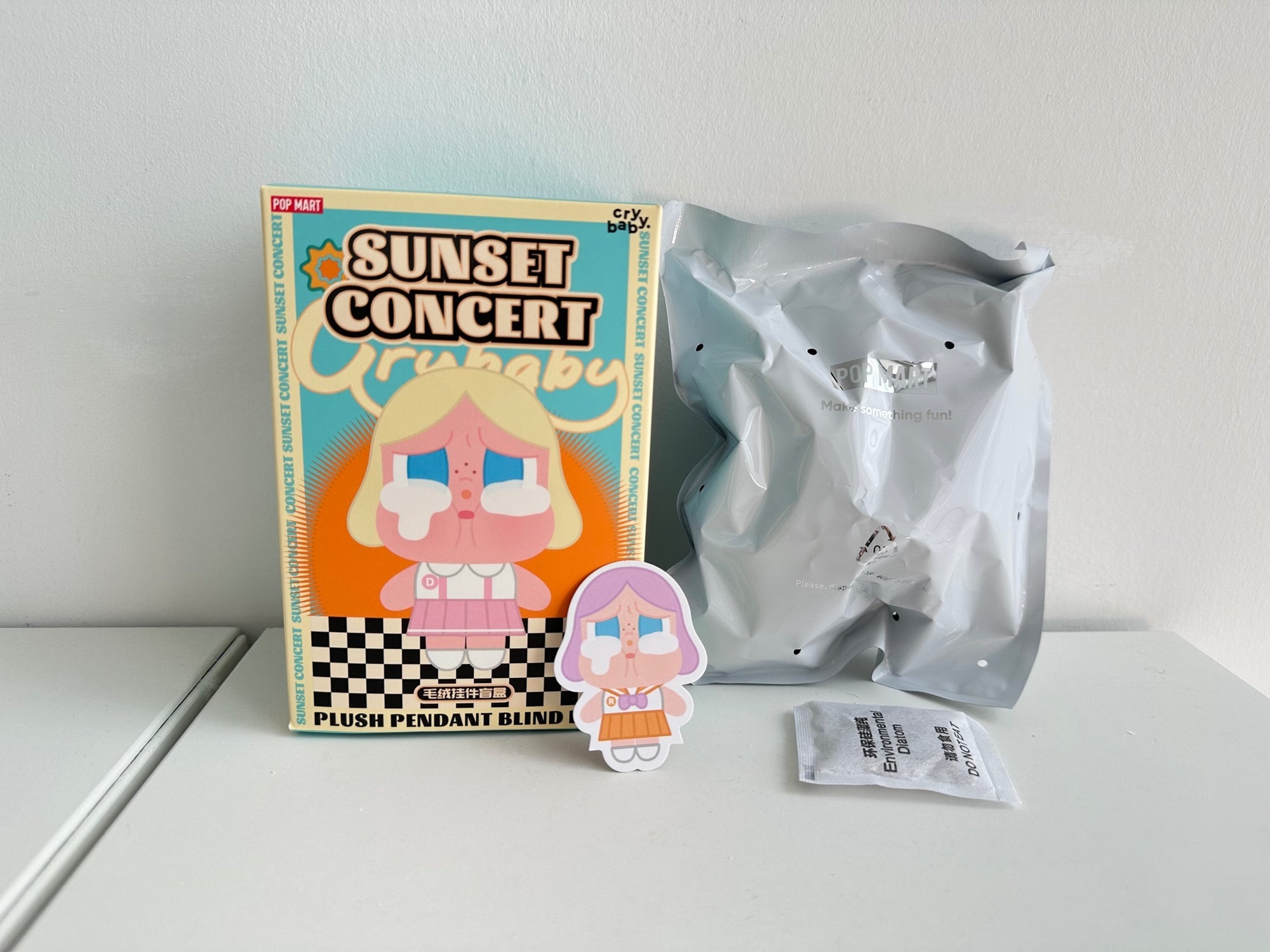 Bright Orange - CRYBABY Sunset Concert Series-Plush Pendant by POP