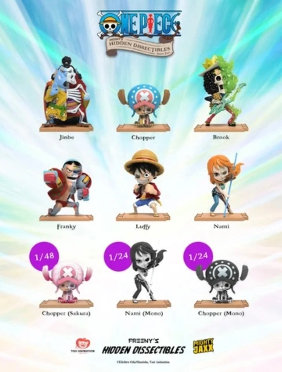 Mighty Jaxx One Piece Freeny's Hidden Dissectibles Series 2 One blind box - 1