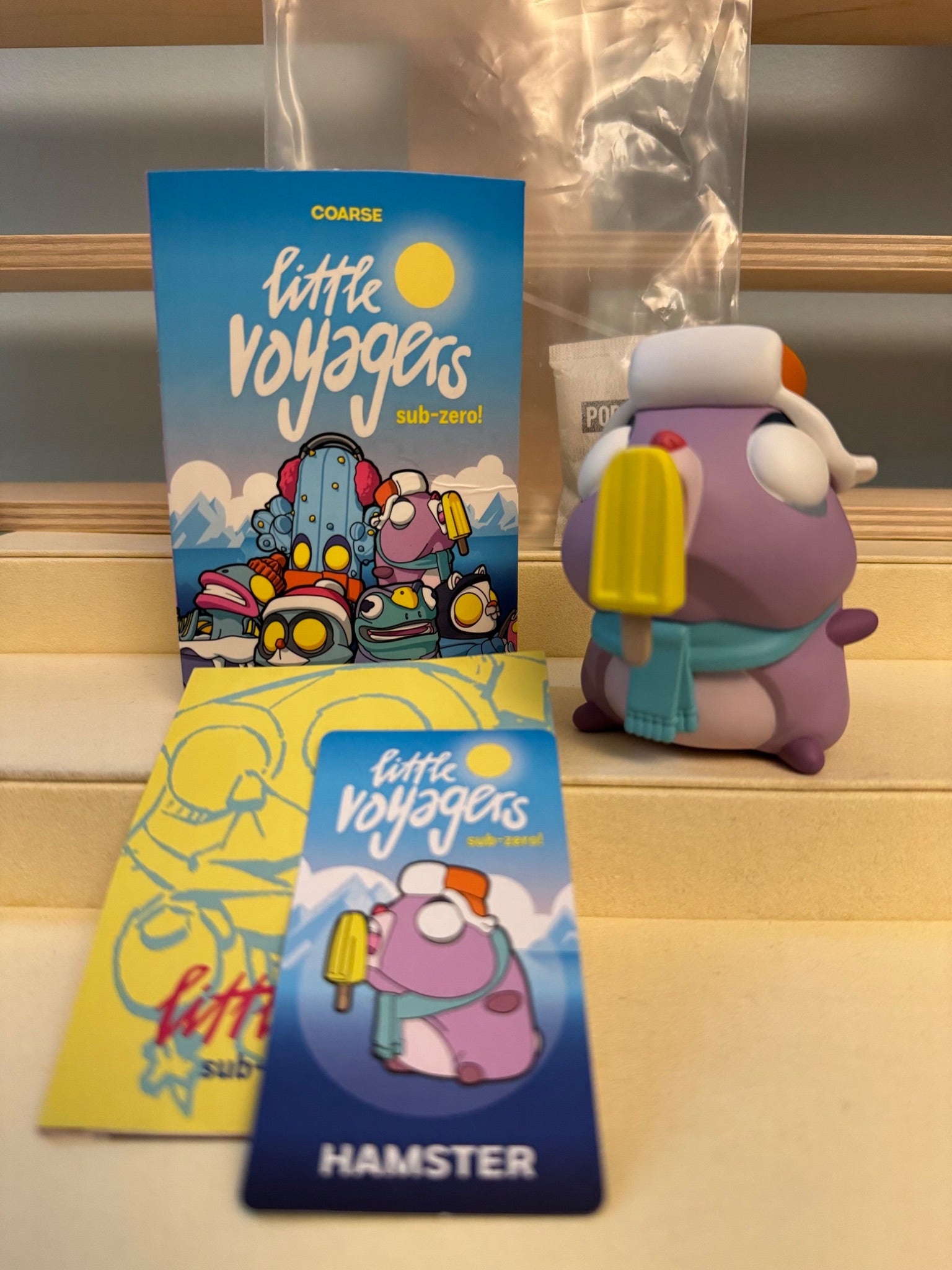 Pop Mart x Coarse Little Voyagers - Sub-Zero - HAMSTER - 1