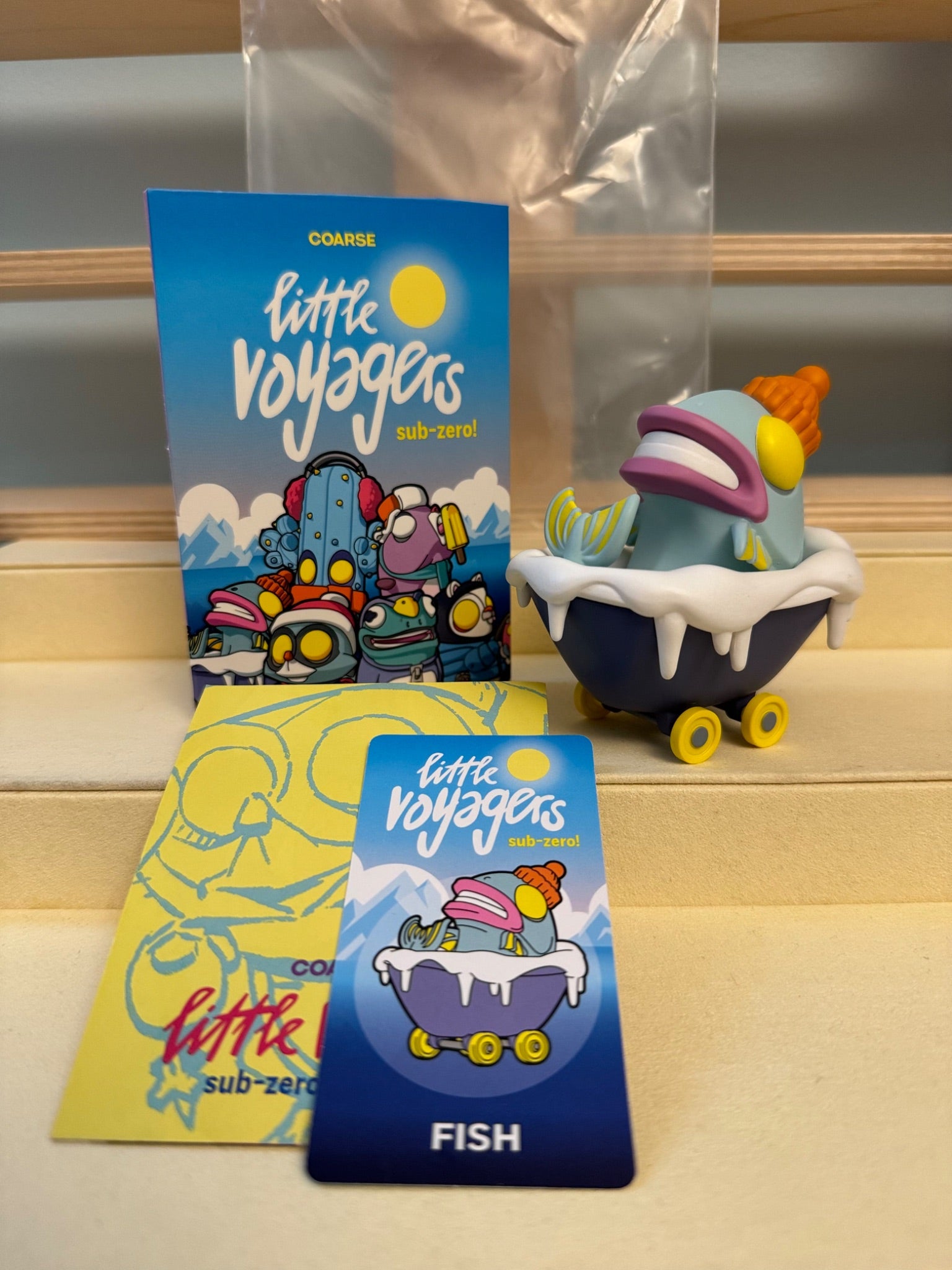 Pop Mart x Coarse Little Voyagers - Sub-Zero - FISH - 1