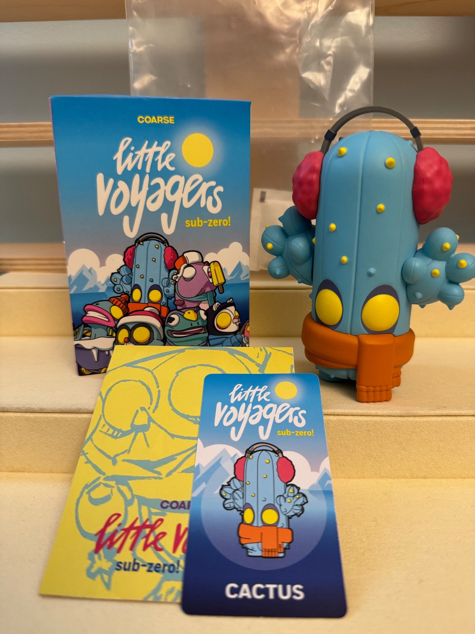 Pop Mart x Coarse Little Voyagers - Sub-Zero - CACTUS - 1