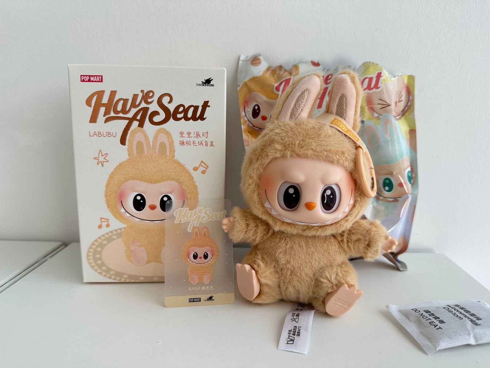 BABA - LABUBU The Monsters Macaron Have a seat limited 2nd generation figure by POP MART - 1