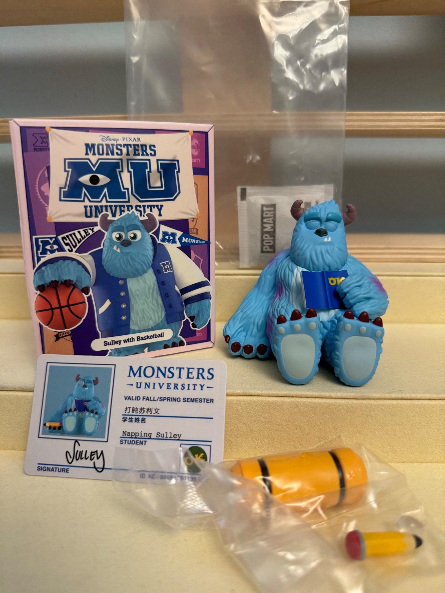 monsters university stuffed toys Pop Mart Disney Pixar Monsters University - Napping Sulley