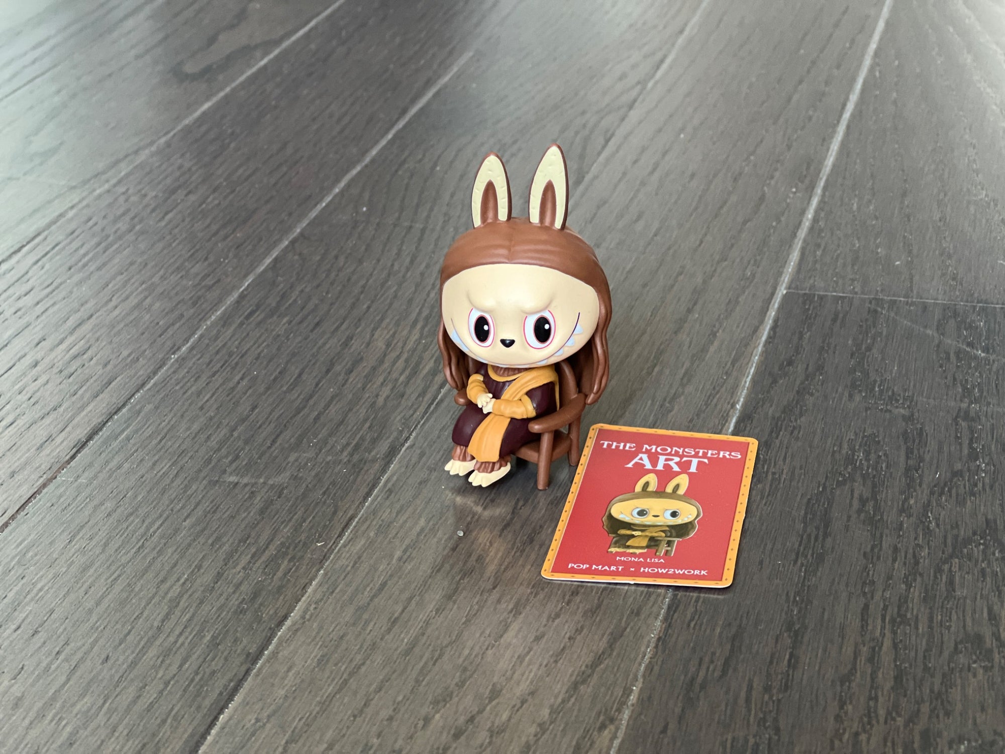 Oriolus Monachaa（ほぼ新品） Pop Mart Labubu The Monsters Art Series Blind Box MONA LISA