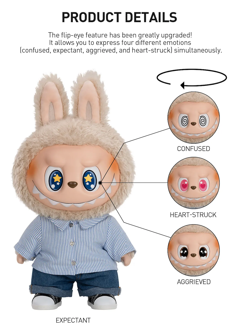 THE MONSTERS LABUBU - FLIP WITH ME Vinyl Plush Doll - Mindzai Toy Shop THE MONSTERS LABUBU - FLIP WITH ME Vinyl Plush Doll - Mindzai Toy Shop