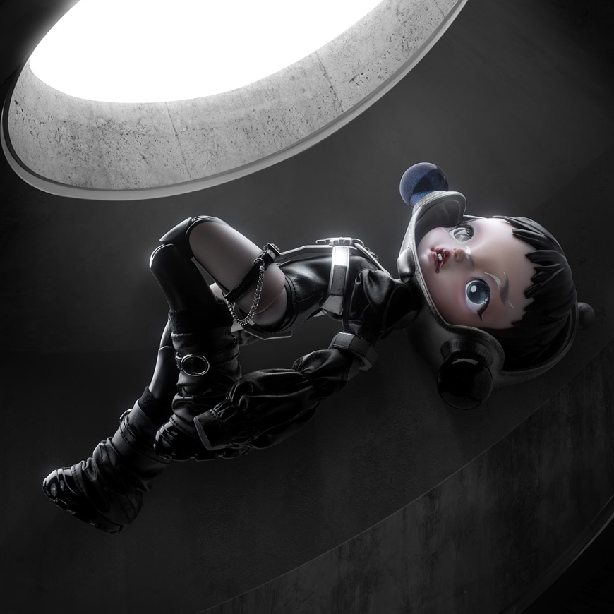 SKULLPANDA The Unknown 1/6 Action Figure by POP MART - Mindzai Toy