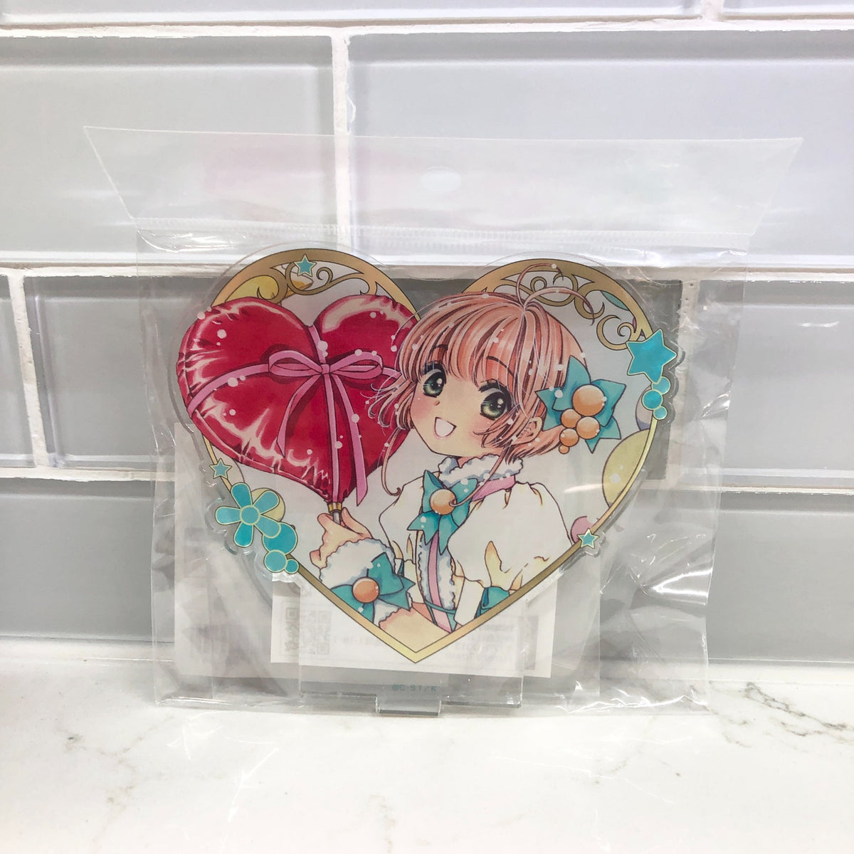 Style B (Heart) - Cardcaptor Sakura Clear Card Acrylic Stand - Movic - 2