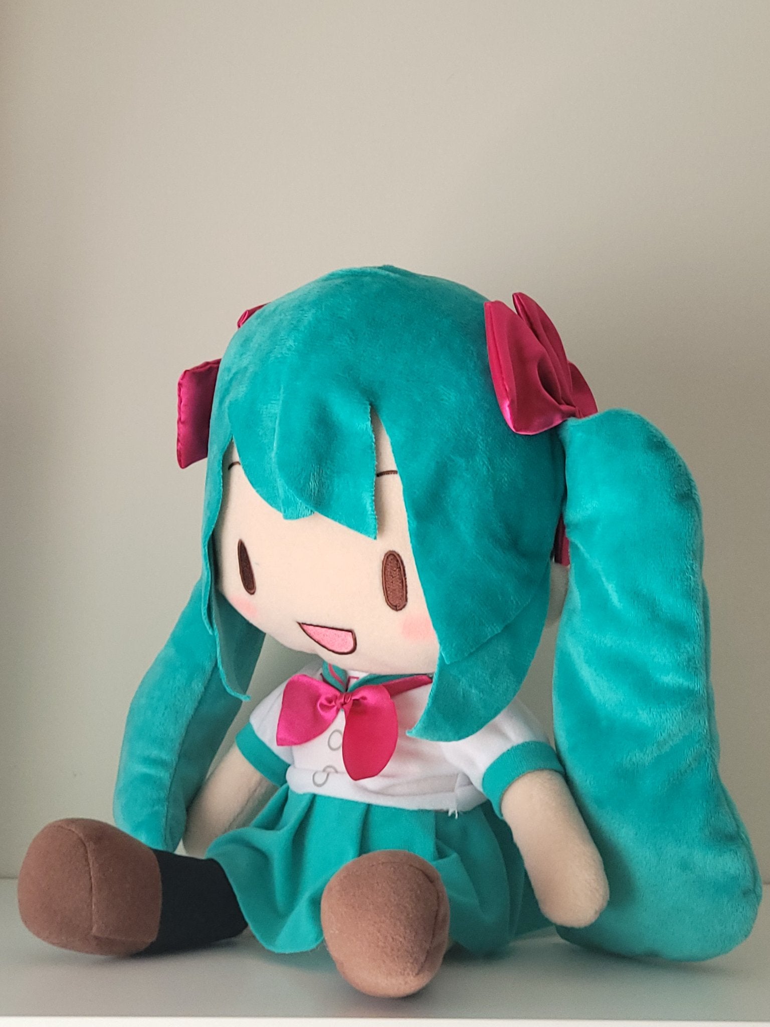 Hatsune Miku 16th Anniversary Large Plushie (uniform) - 3