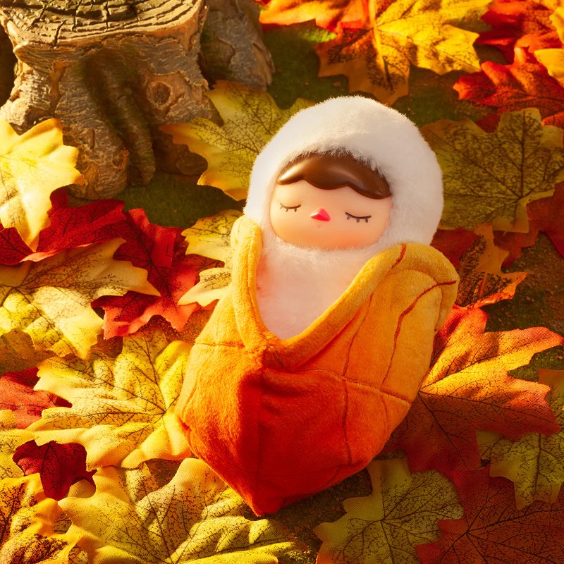 Leaf Baby - PUCKY Forest Party Series Vinyl Plush Pendant - 2