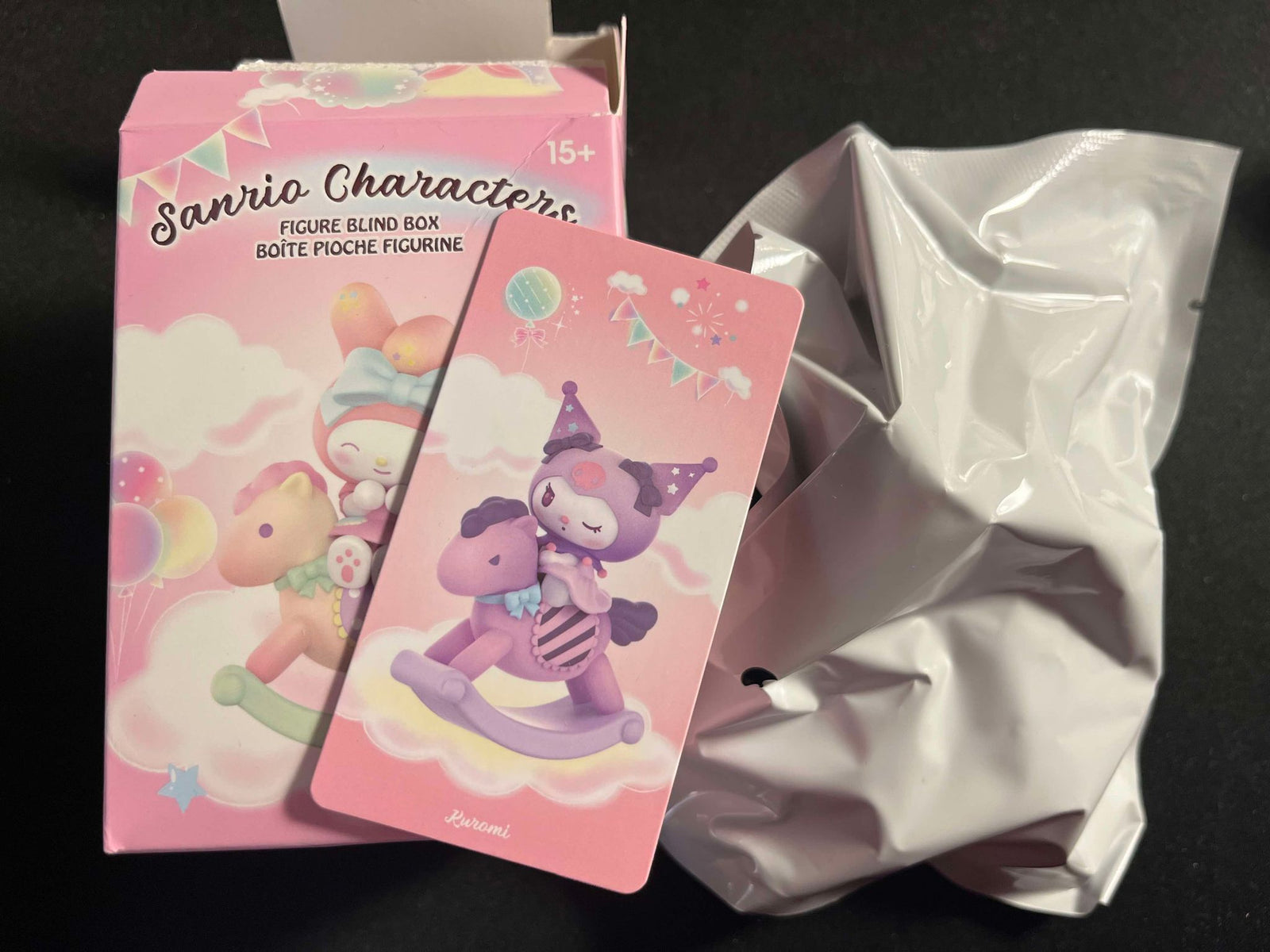 Kuromi - Sanrio Characters Childlike Heart Rocking Horse Series - MINISO - 1