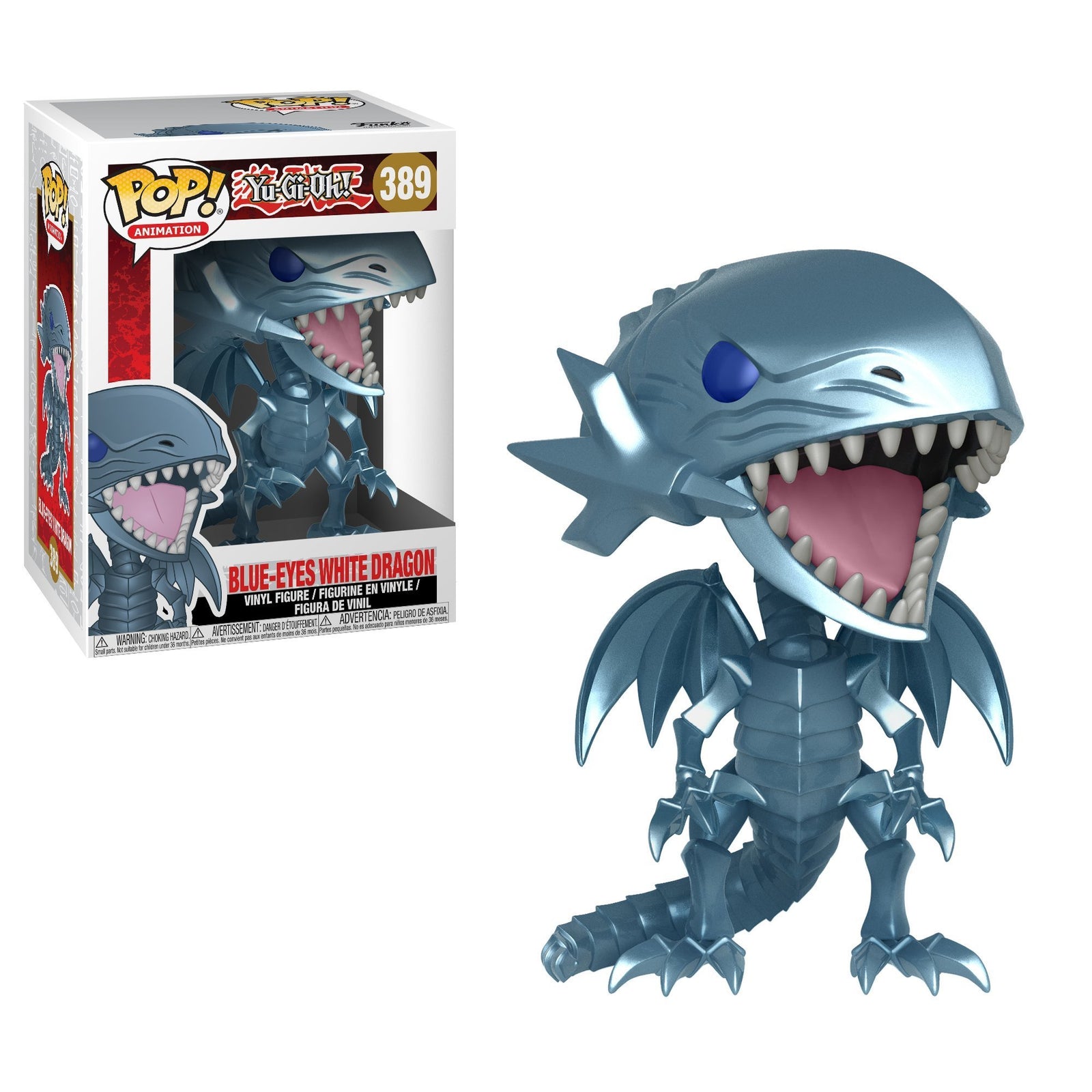 Funko POP! Yu-Gi-Oh! - Blue Eyes White Dragon #389 Pop Vinyl Figure - 1