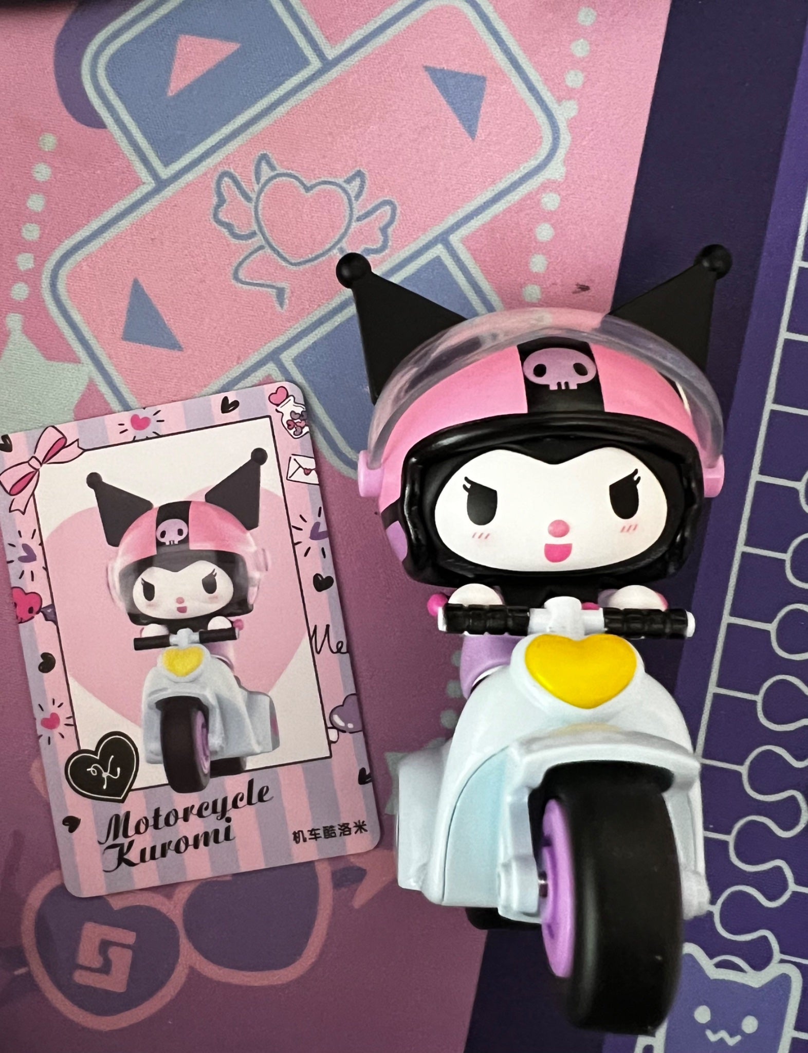 Motorcycle Kuromi - Sanrio Characters Sweetie Besties - Pop Mart - 1