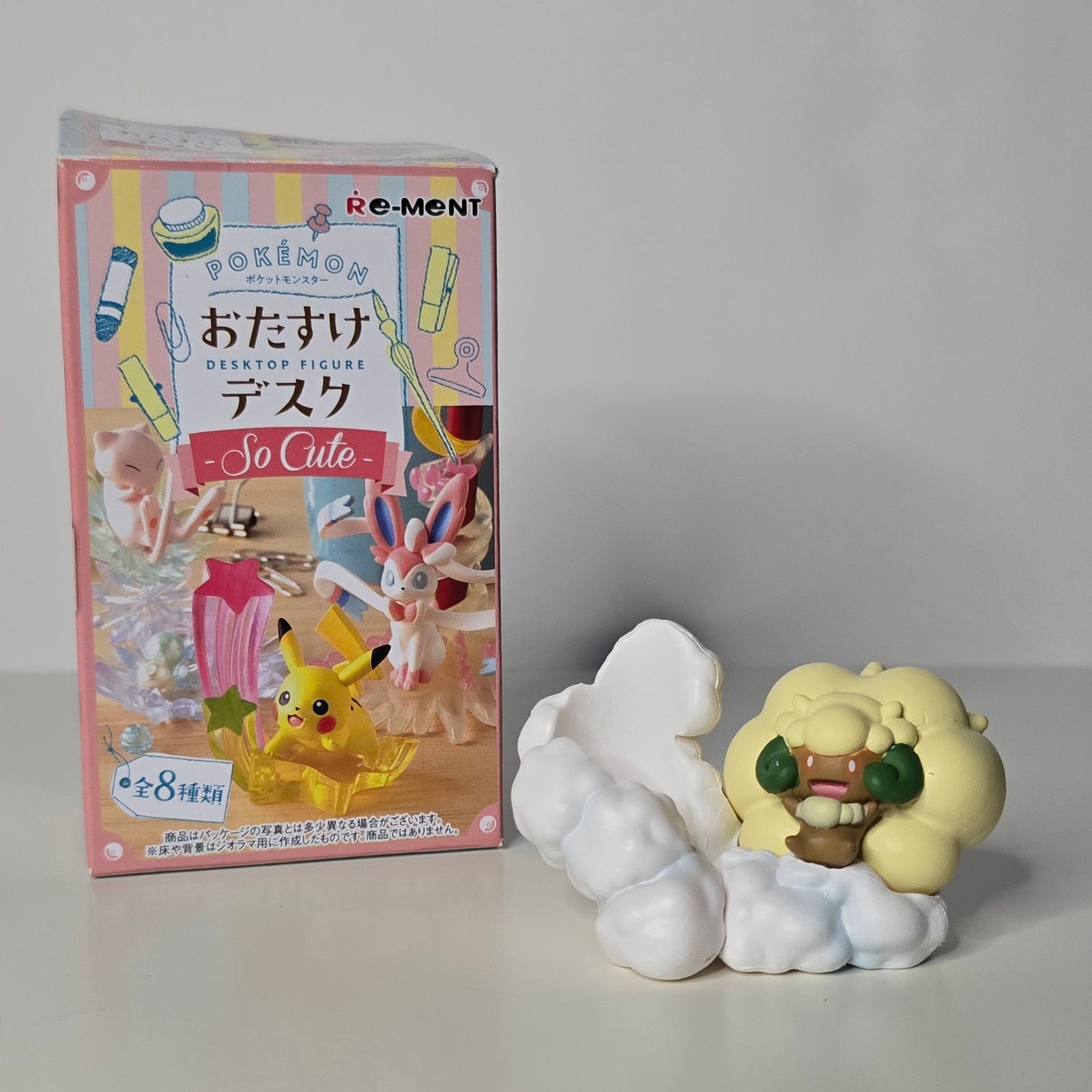 Whimsicott - Pokemon Desktop Figure So Cute - Pokemon Re-ment - 1