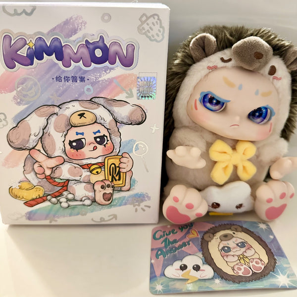 きんもんほん様 Hedgehog - Kimmon Give You the Answer Series Plush - NayaNaya Toys