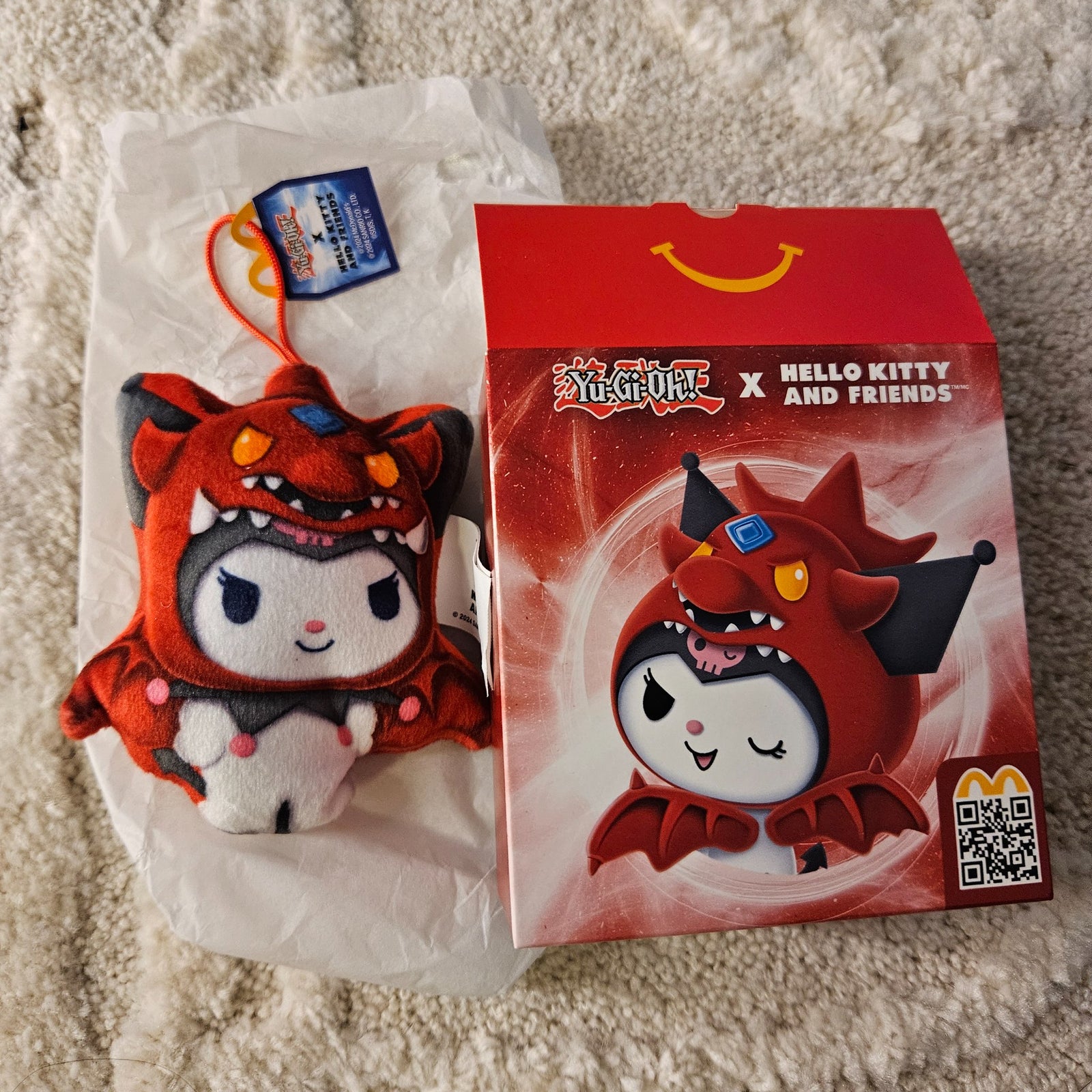 Kuromi Slifer Sky Dragon - YU-GI-OH! X HELLO KITTY AND FRIENDS by McDonald's - 1