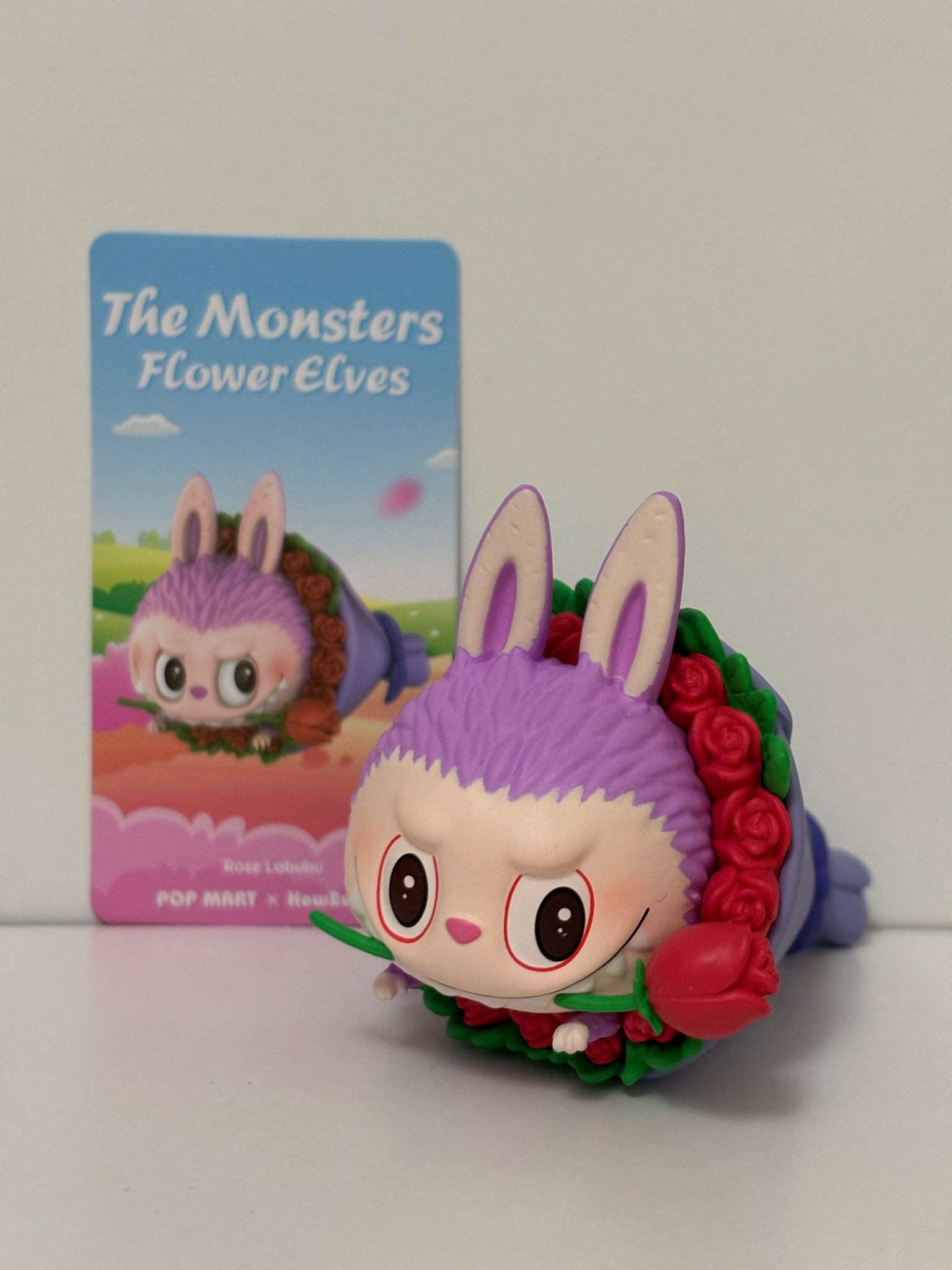 Popmart The Monsters Labubu Flower Elves - Rose Labubu - Mindzai