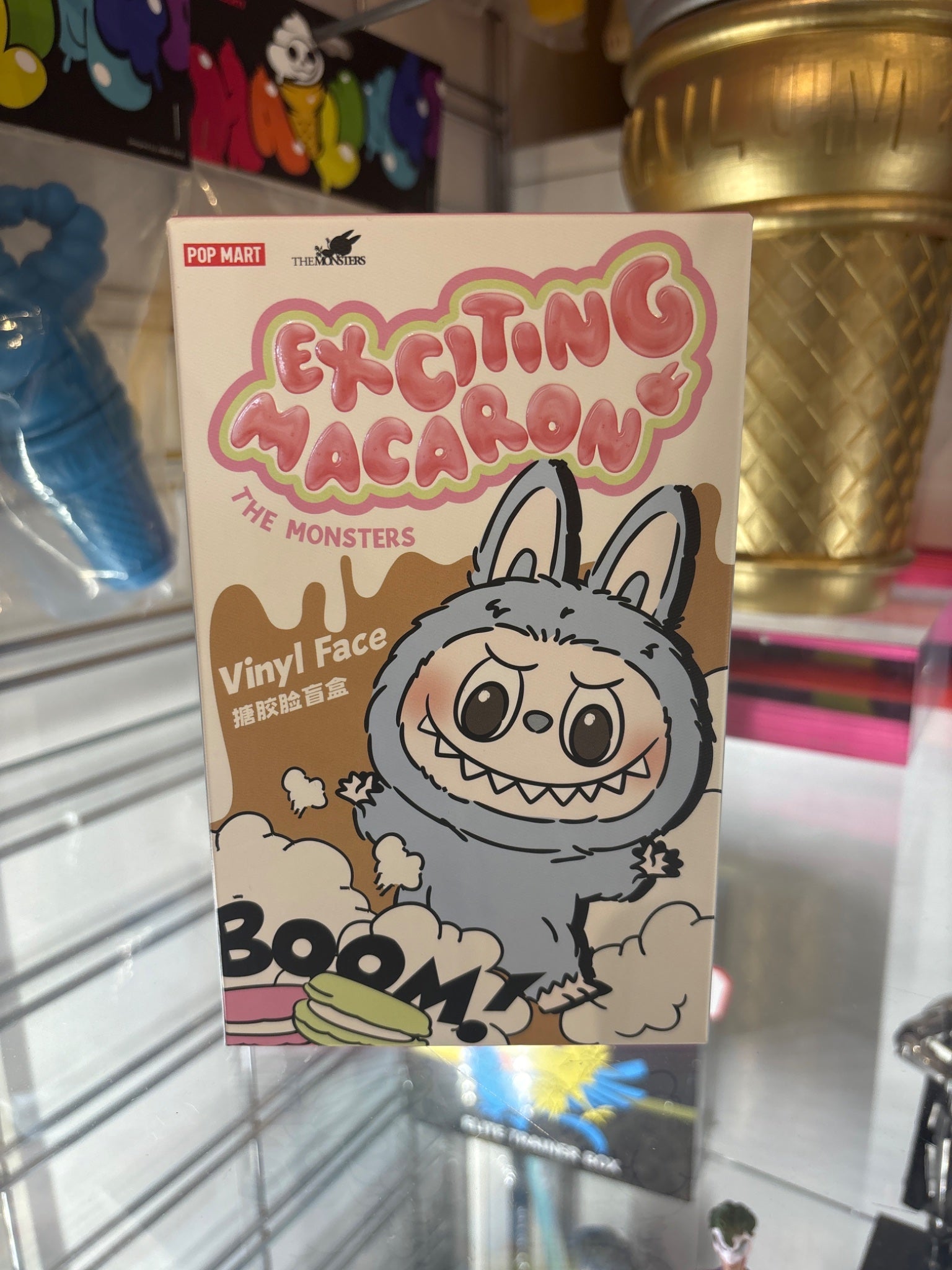 Green Grape - The Monsters Exciting Macarons Vinyl Face Blind Box by POP MART - 1