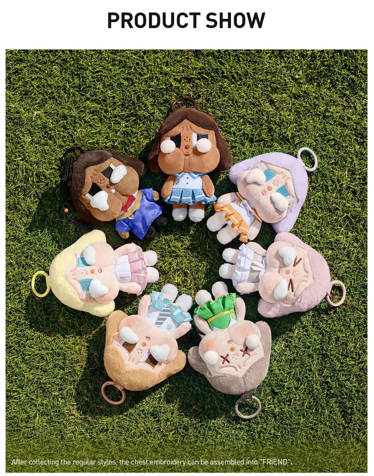 Pink White - CRYBABY Sunset Concert Series-Plush Pendant by