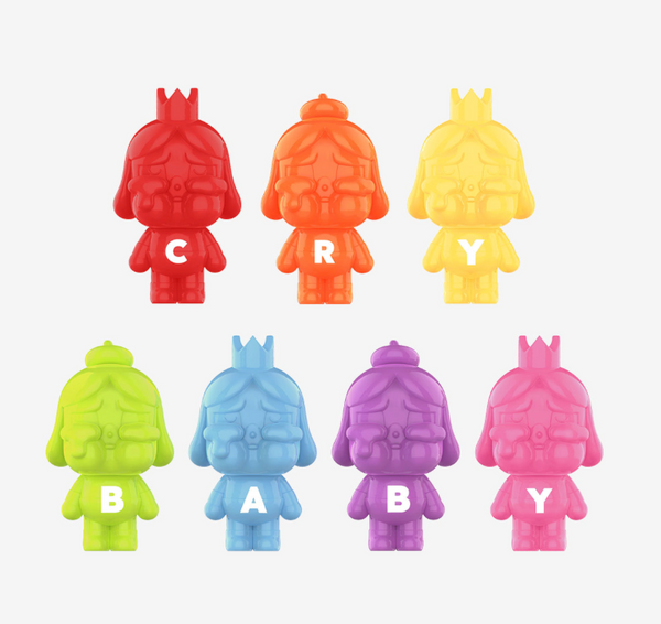 【正規品】POPCRYBABY セット売り MART シークレット付き！ Rainbow Set - POP BEAN CRYBABY MINI FIGURE by POP MART - Mindzai