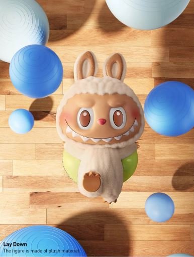 Lay Down - Lazy Yoga Series Figures THE MONSTERS Labubu by POP MART - 3