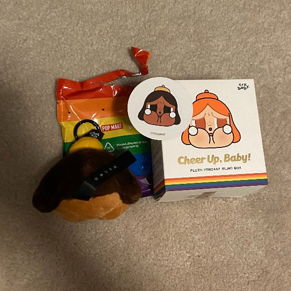 Original (Secret/Chaser) - CRYBABY CHEER UP, BABY! Series Plush Pendant Blind Box by POP MART - 1