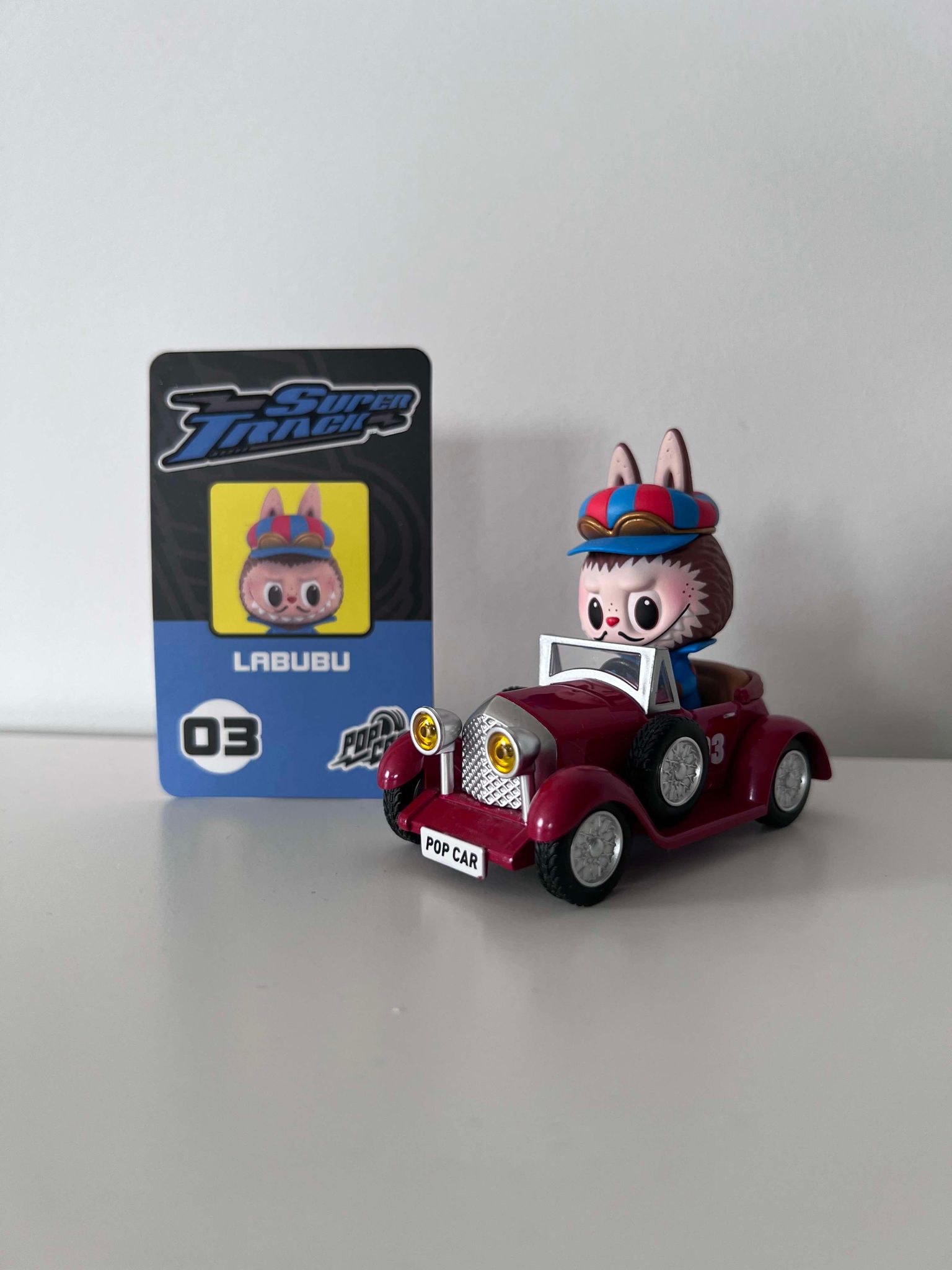 Labubu Classic Car - POPCAR Super Track Series by POP MART - 1