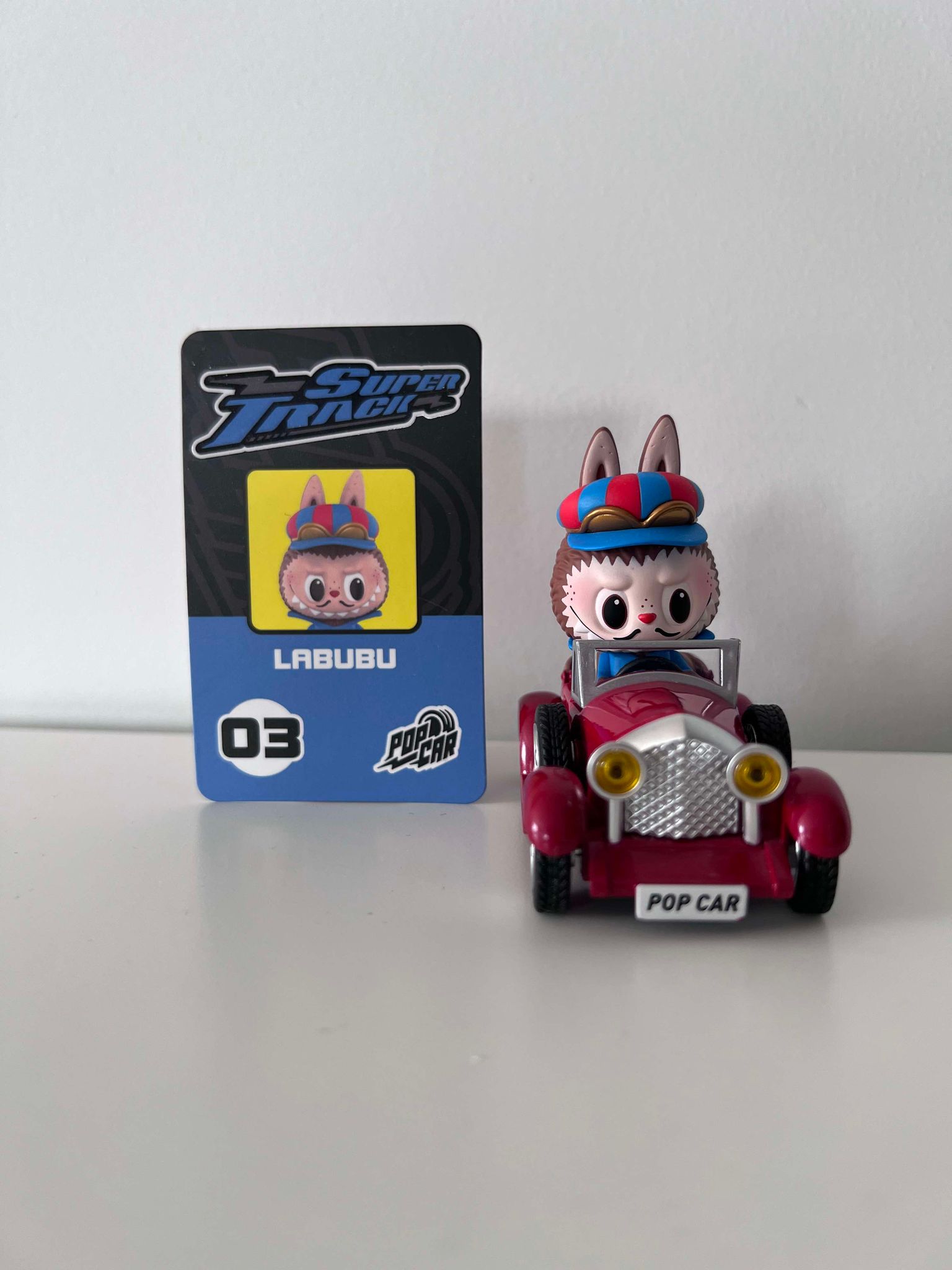 Labubu Classic Car - POPCAR Super Track Series by POP MART - 1