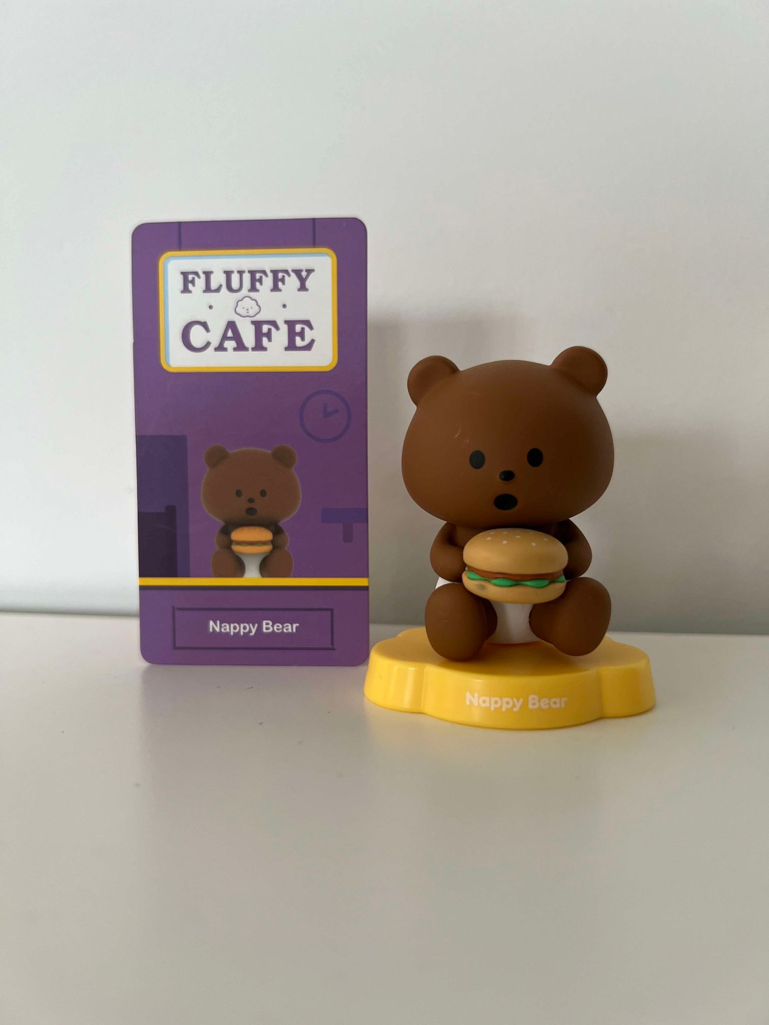Nappy Bear - Mr. White Cloud Mini Series 3 Fluffy Cafe Edition by Fluffy House x POP MART - 1