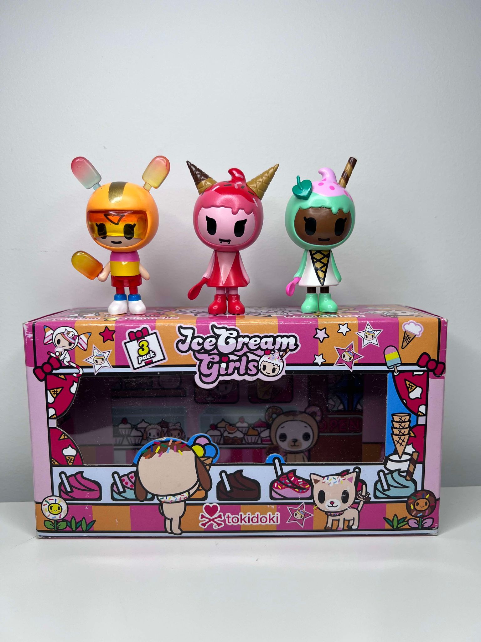 *Special Order* Ice Cream Girls 3-Pack Set by Tokidoki - 1