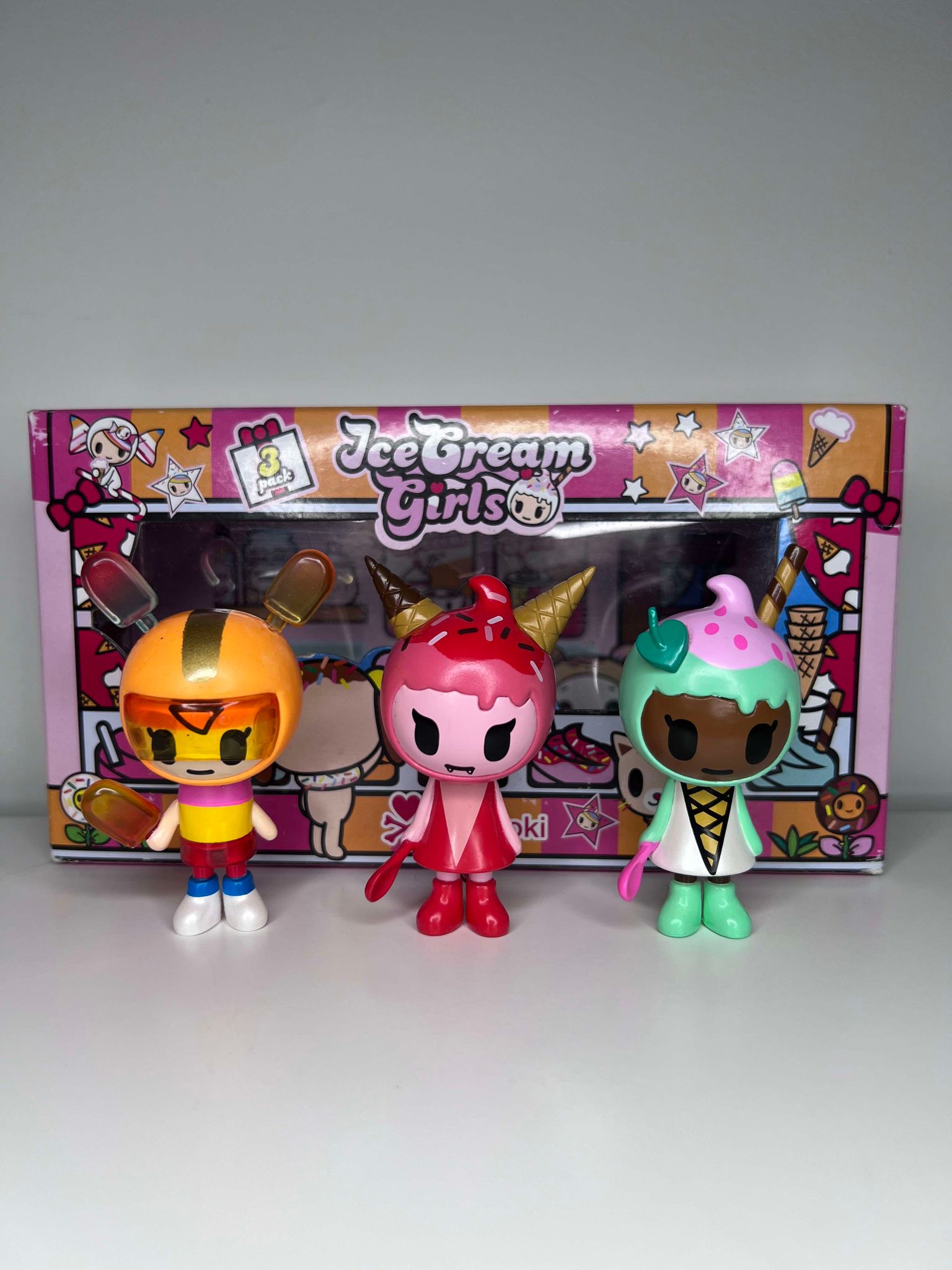*Special Order* Ice Cream Girls 3-Pack Set by Tokidoki - 1