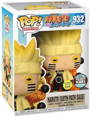 Funko POP! Naruto: Shippuden - Naruto Uzumaki (Six Paths) Glow #932 Pop Vinyl Figure - 1