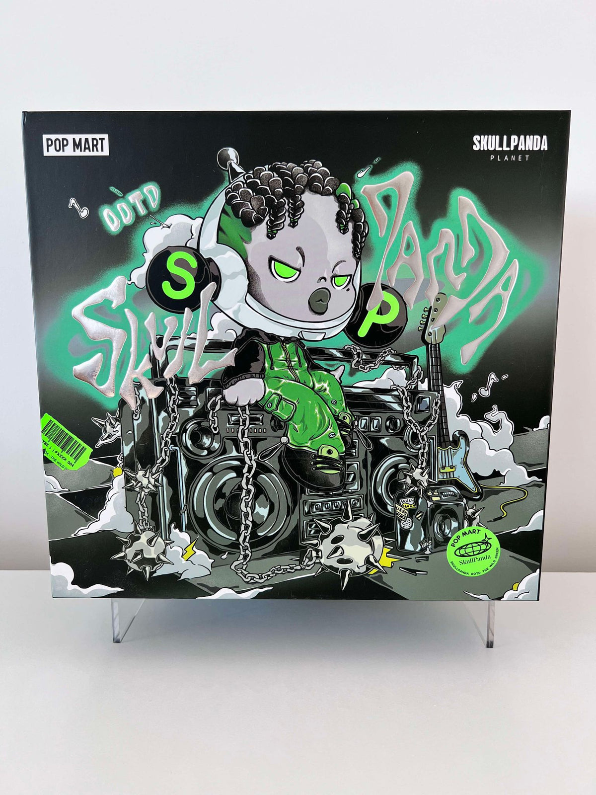 Skullpanda OOTD Green Field Big Figure by POP MART - 8