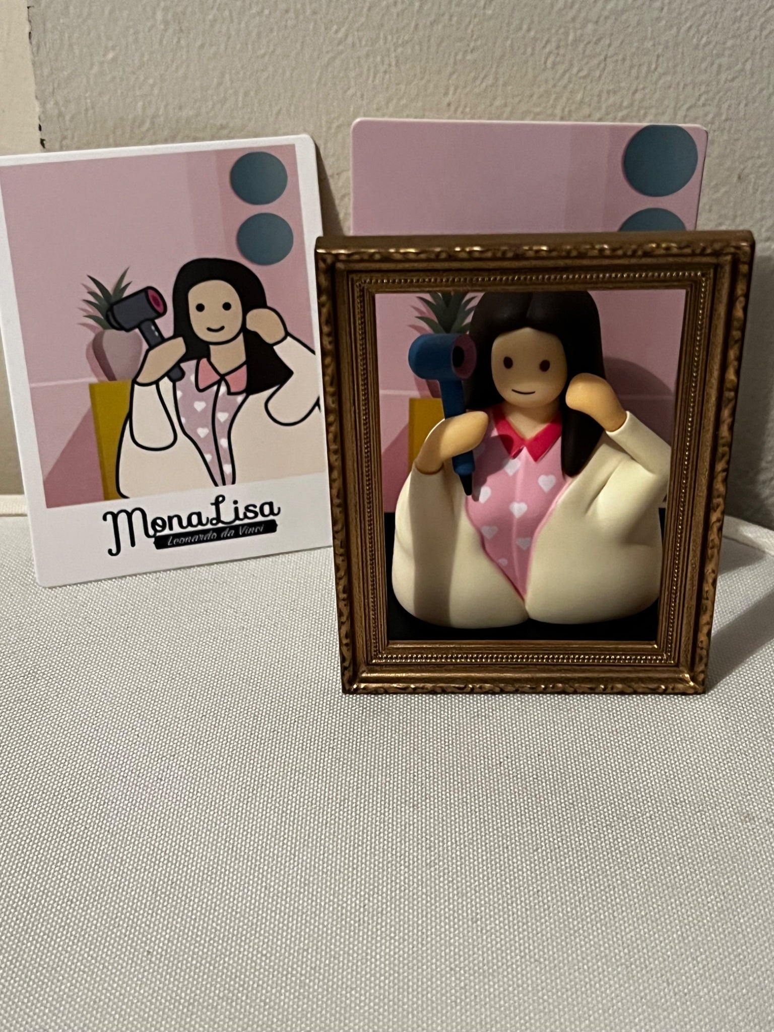 Mona Lisa Blow Dry - Mona Lisa Mini Figures - Straveling Muzeum - 1