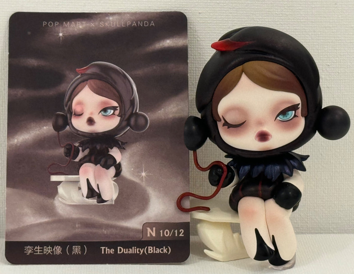 The Duality(Black) - SKULLPANDA Image of Reality by POP MART - 2
