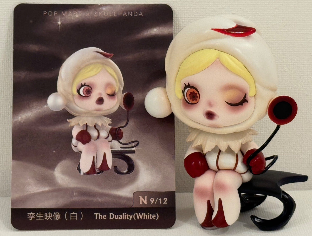 The Duality(White) - SKULLPANDA Image of Reality by POP MART - 2