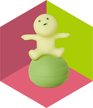 Little Smiski Balance - Exercising Series - 2