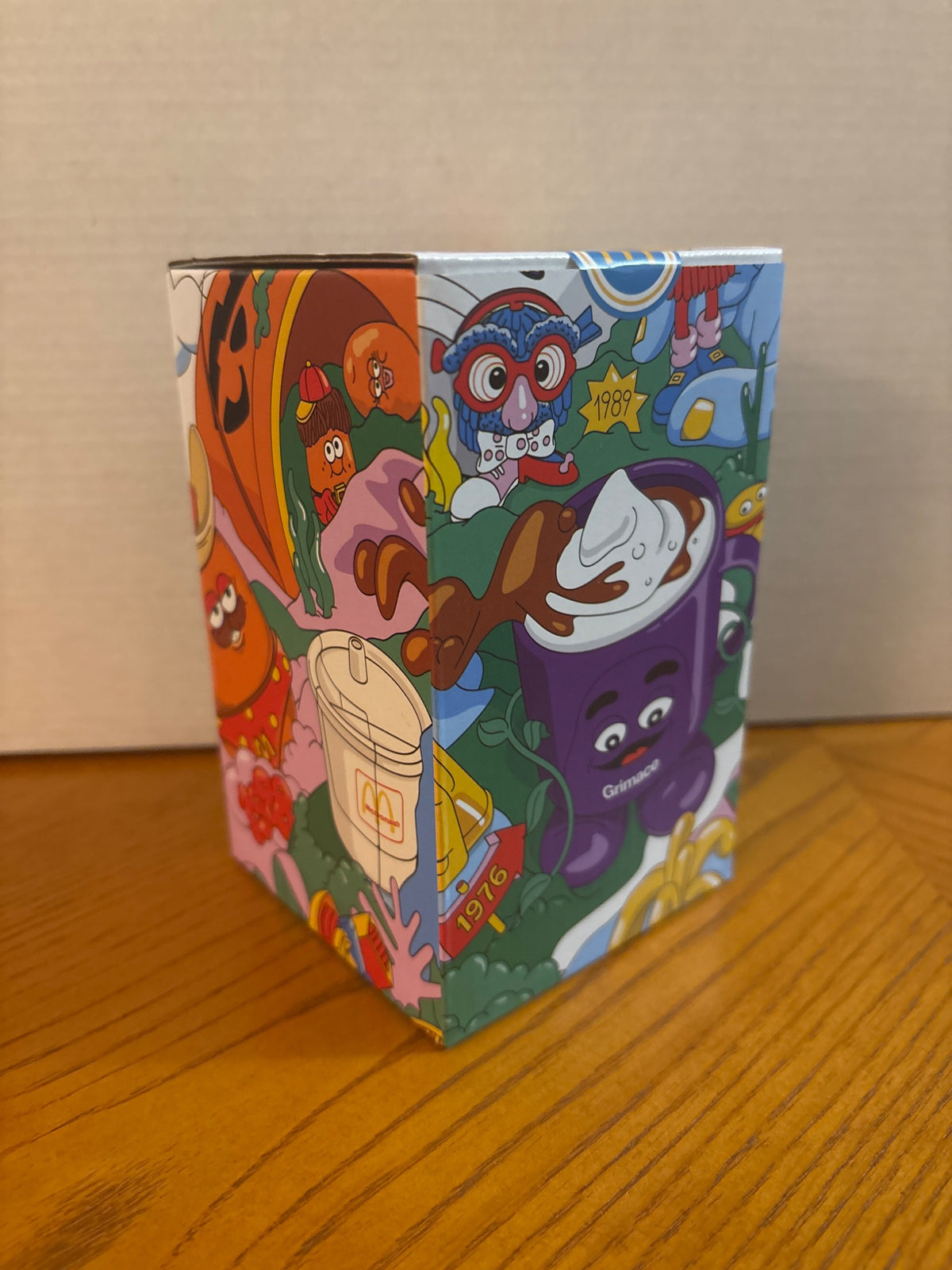 Grimace &amp; Nanoblock McDonald's Collector Glass Cup - 1