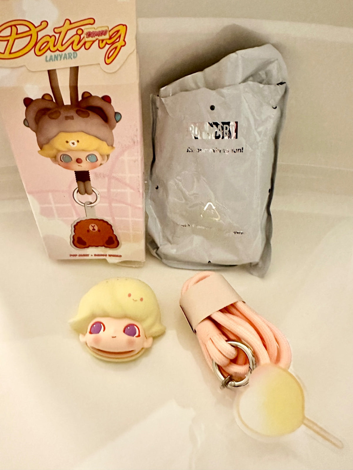 Marshmallow - Dimoo Dating Lanyard - Pop Mart - 1
